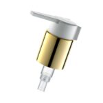22/410, 24/410 PP with anodized aluminum finish options cream pump for hair care and personal care packaging, product view