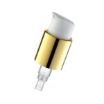 22/410, 24/410 PP with anodized aluminum finish options cream pump for hair care and personal care packaging, product view
