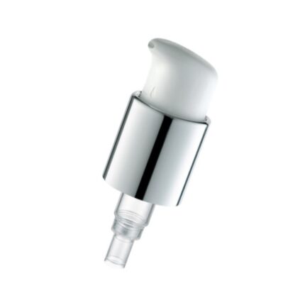 22/410, 24/410 PP with anodized aluminum finish options cream pump for hair care and personal care packaging, product view