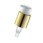 22/410, 24/410 PP with anodized aluminum finish options cream pump for hair care and personal care packaging, product view