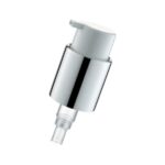 22/410, 24/410 PP with anodized aluminum finish options cream pump for hair care and personal care packaging, product view