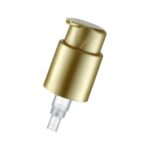 22/410, 24/410 PP with anodized aluminum finish options cream pump for hair care and personal care packaging, product view