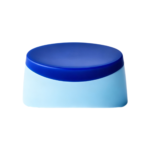 26mm PP bi-color cap B26-01 for hair care and personal care packaging, front view closed