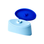 26mm PP bi-color cap for hair care and personal care packaging, front view open