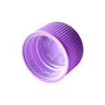 28/410 PP child-resistant cap for food and condiment and pharmaceutical packaging, bottom view showing child-resistant mechanism