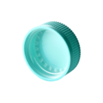 38/400 PP child-resistant cap for food and condiment and pharmaceutical packaging, bottom view showing child-resistant mechanism