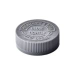 45/400 PP child-resistant cap for food and condiment and pharmaceutical packaging, front view
