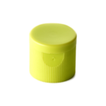 13/415 PP flip top cap for hair care and personal care packaging, front view closed