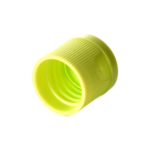 13/415 PP flip top cap for hair care and personal care packaging, bottom view