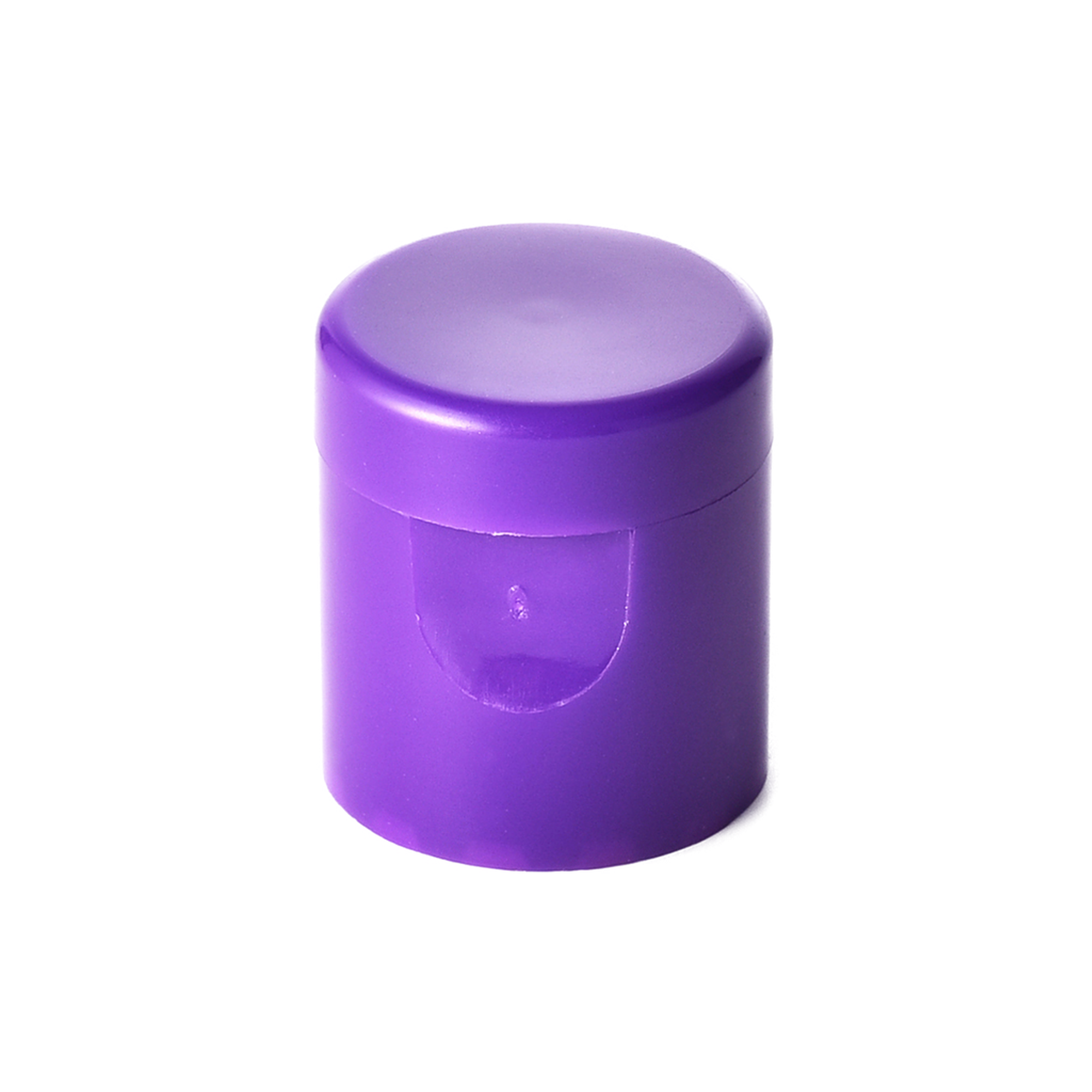 H15-02-1 15/415 PP flip top cap for hair care and personal care packaging, front view closed