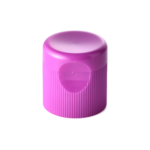 17/415 PP flip top cap for hair care and personal care packaging, front view closed