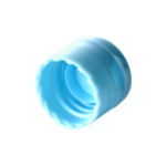 20/410 PP flip top cap for hair care and personal care packaging, bottom view