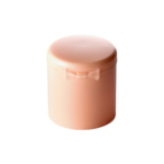 20/415 PP flip top cap for hair care and personal care packaging, back view