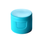 20/410 PP flip top cap for hair care and personal care packaging, front view closed