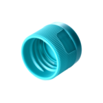 20/410 PP flip top cap for hair care and personal care packaging, bottom view