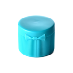 20/410 PP flip top cap for hair care and personal care packaging, back view