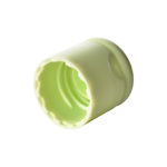 20/410 PP flip top cap for hair care and personal care packaging, bottom view