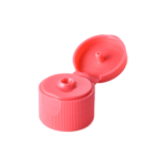 20/410 PP flip top cap for hair care and personal care packaging, front view open