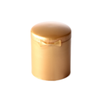 22/415 PP flip top cap for hair care and personal care packaging, back view