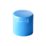 24/415 PP flip top cap for hair care and personal care packaging, back view