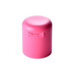 24/415 PP flip top cap for hair care and personal care packaging, back view