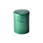 24/420 PP flip top cap for hair care and personal care packaging, front view closed