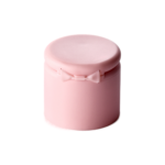 24/410 PP flip top cap for hair care and personal care packaging, back view
