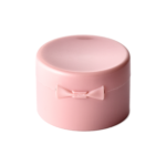 24/410 PP flip top cap for hair care and personal care packaging, back view