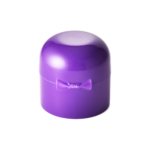 24/410 PP flip top cap for hair care and personal care packaging, back view