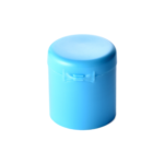 28/415 PP flip top cap for hair care and personal care packaging, back view