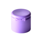 28/410 PP flip top cap for hair care and personal care packaging, back view