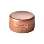 28/400 PP flip top cap for food and condiment, hair care and personal care packaging, back view