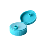 32/400 PP flip top cap for food and condiment, hair care and personal care packaging, front view open