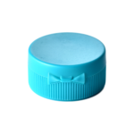 32/400 PP flip top cap for food and condiment, hair care and personal care packaging, back view