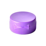 32/400 PP flip top cap for food and condiment, hair care and personal care packaging, back view