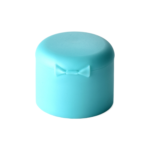 33/410 PP flip top cap for hair care and personal care packaging, back view