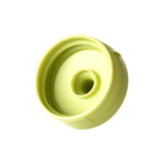 33/400 PP flip top cap for food and condiment, hair care and personal care packaging, bottom view