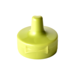 33/400 PP flip top cap for food and condiment, hair care and personal care packaging, back view