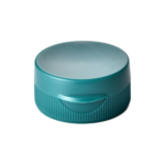 38/400 PP flip top cap for hair care and personal care packaging, front view closed