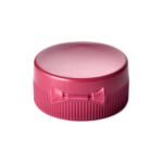 38/400 PP flip top cap for food and condiment, hair care and personal care packaging, back view