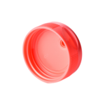 38/400 PP flip top cap for food and condiment, hair care and personal care packaging, bottom view