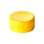 38/400 PP flip top cap for food and condiment, hair care and personal care packaging, back view