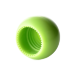 15/410 PP screw cap for hair care and personal care packaging, bottom view