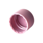24/410 PP screw cap for hair care and personal care packaging, bottom view