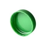 38/400 PP screw cap for hair care and personal care packaging, bottom view