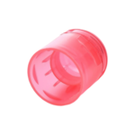 24/415 PP tamper-evident cap for hair care and personal care packaging, bottom view