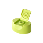 26mm PP and TPE snap-on tpe cap for food and condiment, personal care and household care packaging, front view open