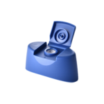 26mm PP and TPE snap-on tpe cap for food and condiment, personal care and household care packaging, front view open