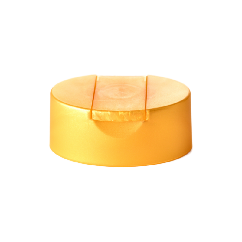 26mm PP and TPE snap-on tpe cap for food and condiment, personal care and household care packaging, front view closed