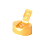 26mm PP and TPE snap-on tpe cap for food and condiment, personal care and household care packaging, front view open